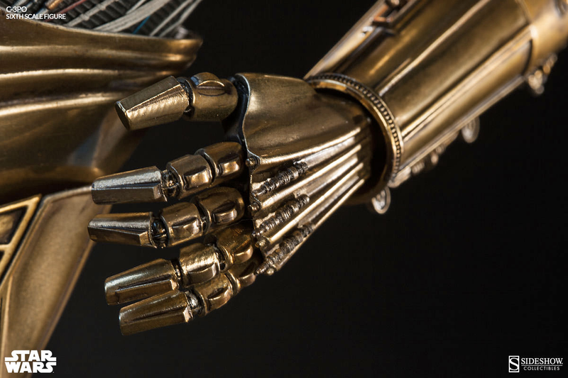 Illustration for article titled Sideshow's New C-3PO Figure Will Make You Lust For a Protocol Droid